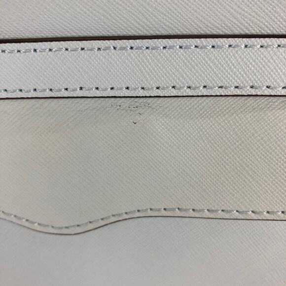 REBECCA MINKOFF LIGHT BLUE SAFFIANO LEATHER HANDBAG - Picture 6 of 12